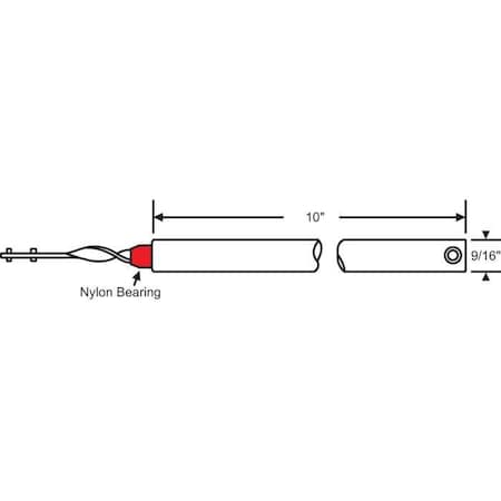 Strybuc 10"TILT BAL.RED 85-10R